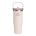 Iceflow flip straw tumbler termoflaske 0,89L rose quartz