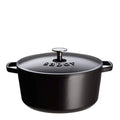 Støpejernsgryte 6,7L svart