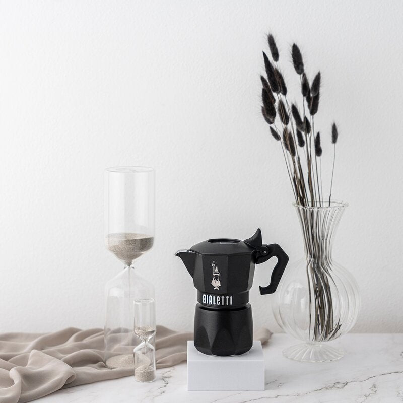 Brikka Exclusive espressokanne 2- kopper 10 cl svart