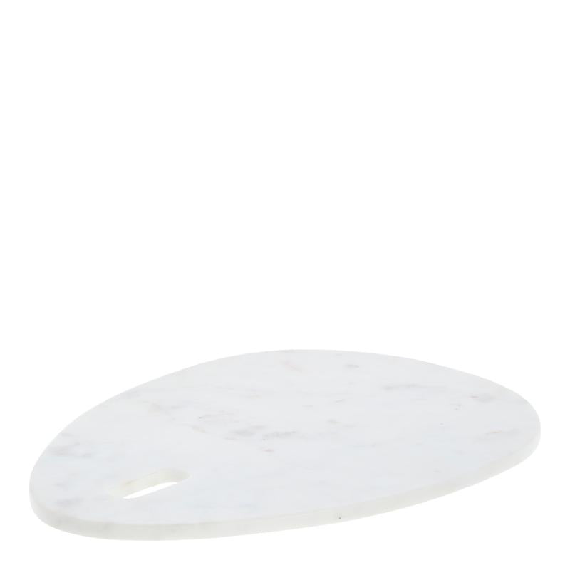 Ellia skjærebrett 40x30 cm hvit marmor