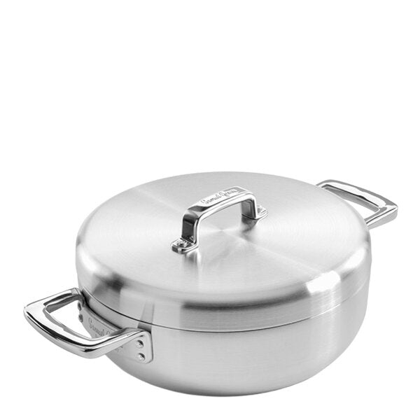 Sautépanne med lokk 26 cm urban rustfritt stål