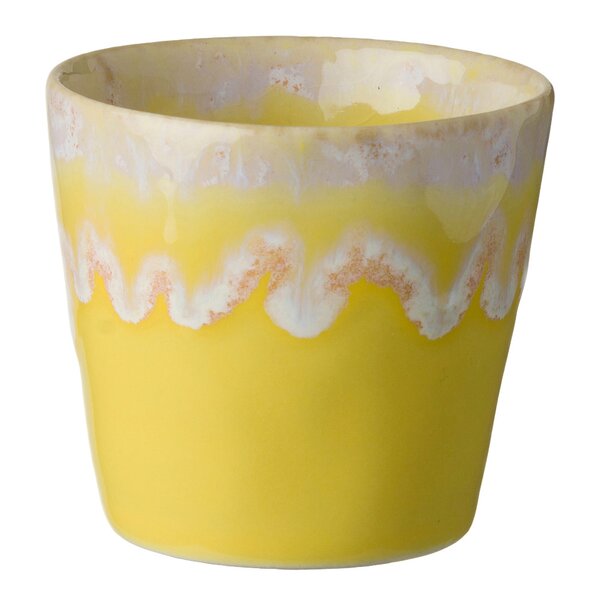 Gres beger 21 cl 8x7,5 cm gul