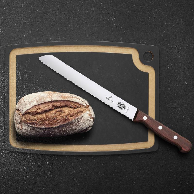 Pine brødkniv 21 cm brun
