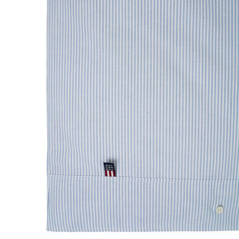 Icons pinpoint sengetøy 200x220 cm blå/hvit
