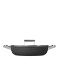 Traktørpanne m/lokk 28 cm 3,7L svart