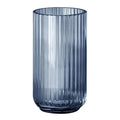 Vase 20 cm blått glass