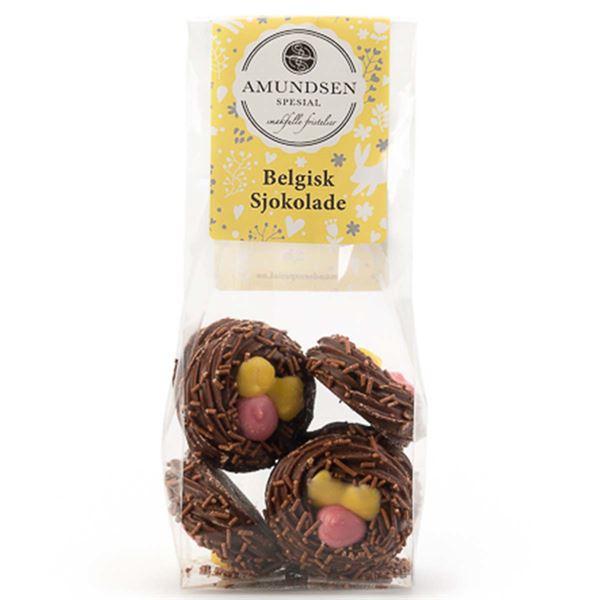 Sjokolade fuglereir 150g gul