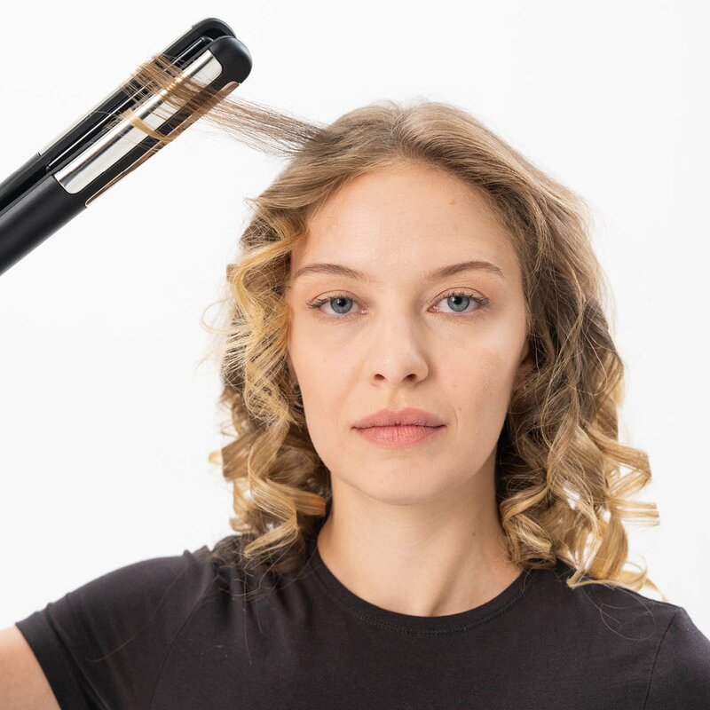 Björn Axèn Straight & Curl Pro rettetang 3128 svart/krom