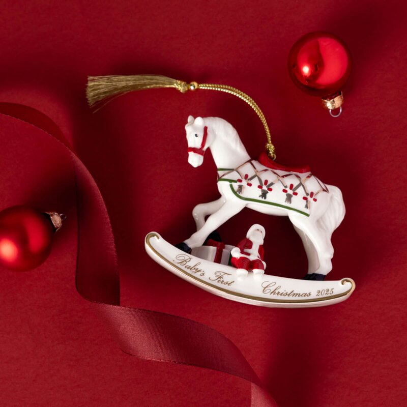 Christmas Classic juletrepynt gyngehest 9 cm