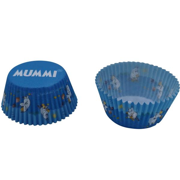 Mummi muffinsform 50 stk blå