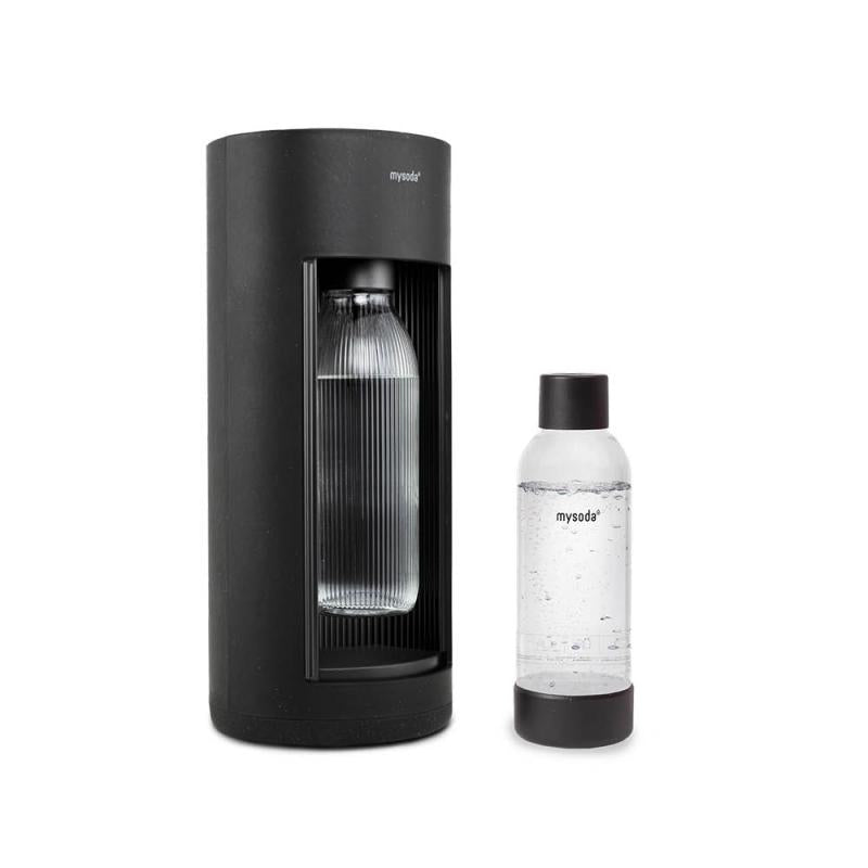 Glassy kullsyremaskin uten sylinder svart