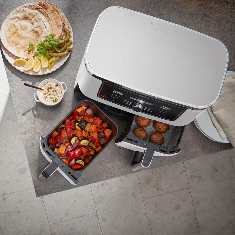 Foodi max dobbel zone airfryer Af400 2x4,75L hvit