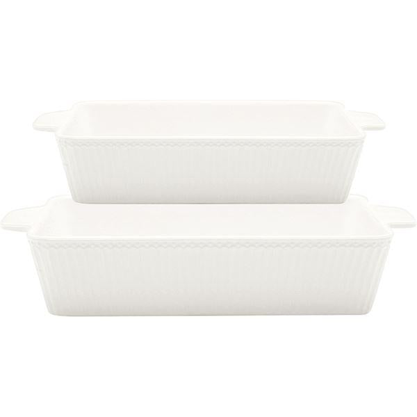 Everyday Alice ildfast form 2 stk hvit
