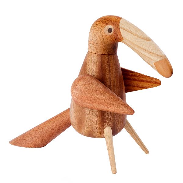 The Pepper Bird pepperkvern 15 cm mahogni