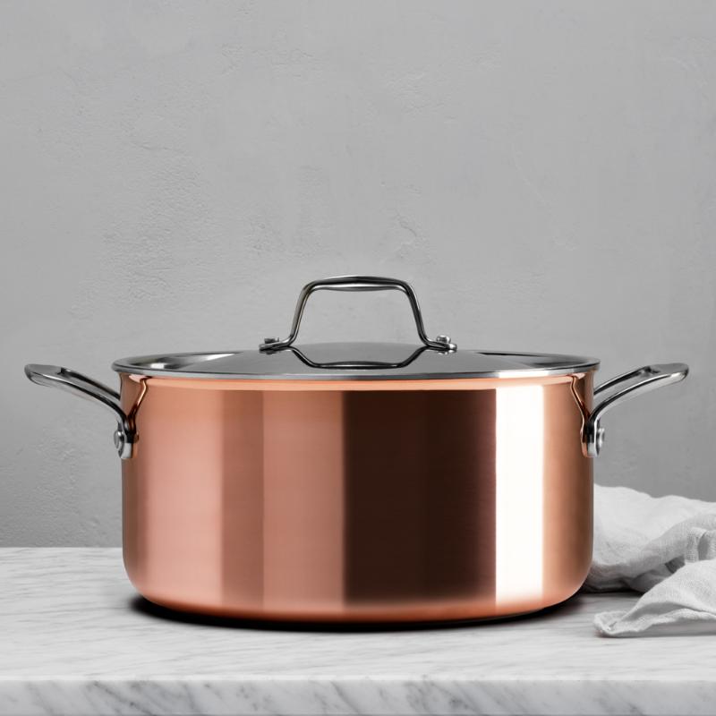 Signerat gryte 5,3L kobber