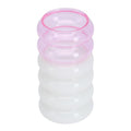 Bubble vase/lysestake 13,5 cm rosa