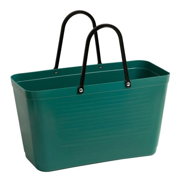 Green Plastic veske stor 15L mørk grønn