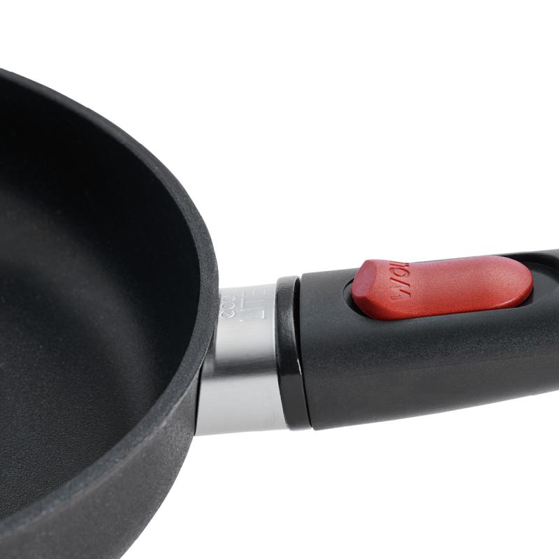 ECO Lite QXR stekepanne 20 cm avtagbart håndtak svart