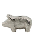 Pig lysestake 8,5 cm antikksølv