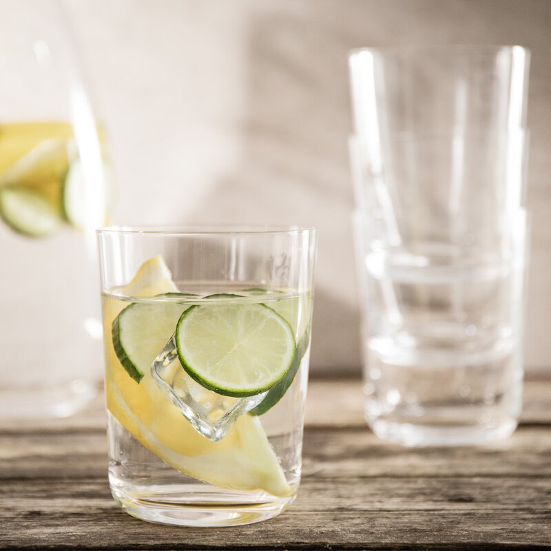 Daily vannglass stablebare 34 cl 4 stk klar