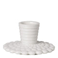 Pipanella lysestake 4,5x8,5 cm bubble lines hvit