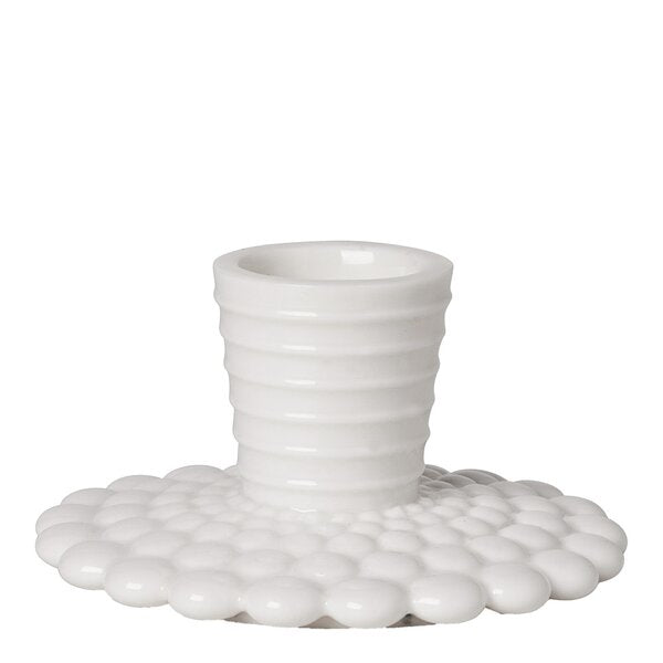 Pipanella lysestake 4,5x8,5 cm bubble lines hvit