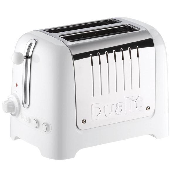 Lite brødrister 2 skiver hvit