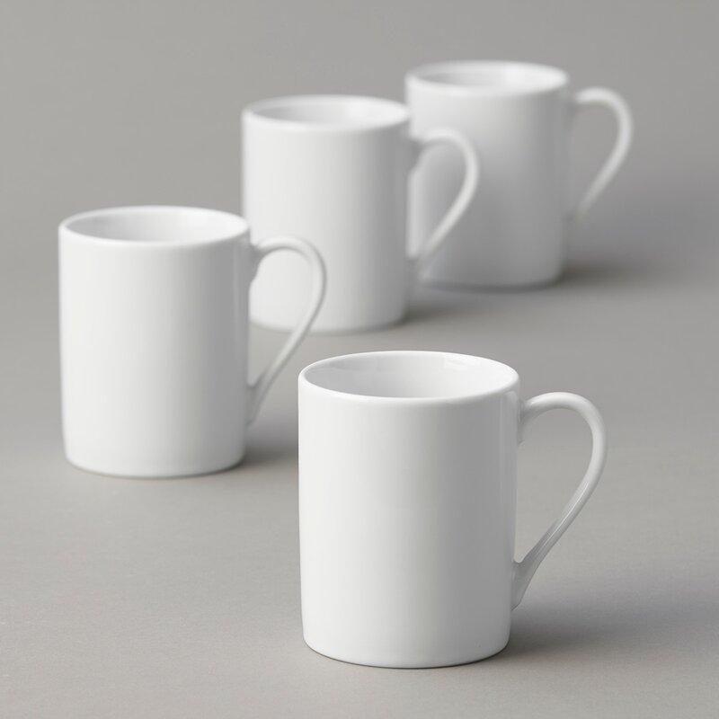 Atelier krus 28 cl 4 stk super white