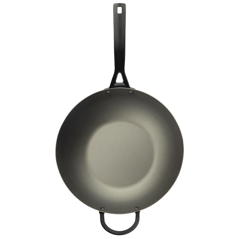 Blacksteel karbonstål wokpanne 33 cm svart