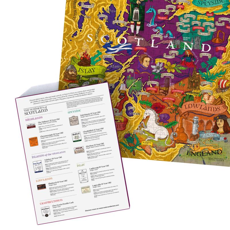 Whiskypuslespill Skottland