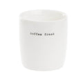Krus mini coffee freak 10 cl hvit