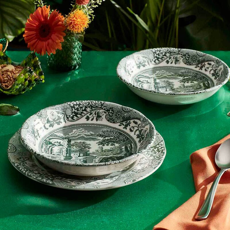 Heritage Green Italian frokostskål 15 cm