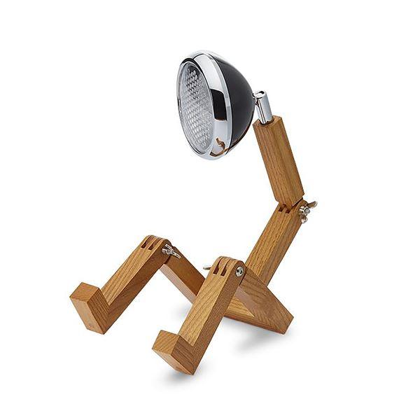 Mini lampe 25,5 cm svart