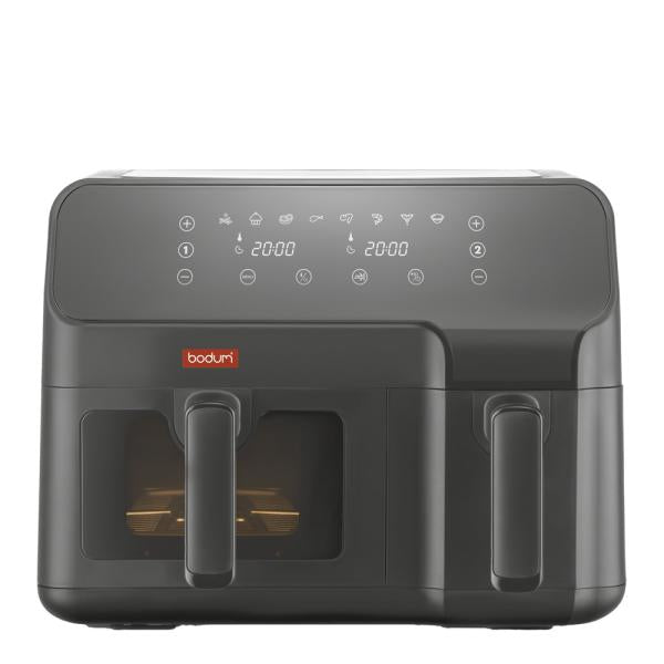 Melior airfryer 8,3 L dobbel svart