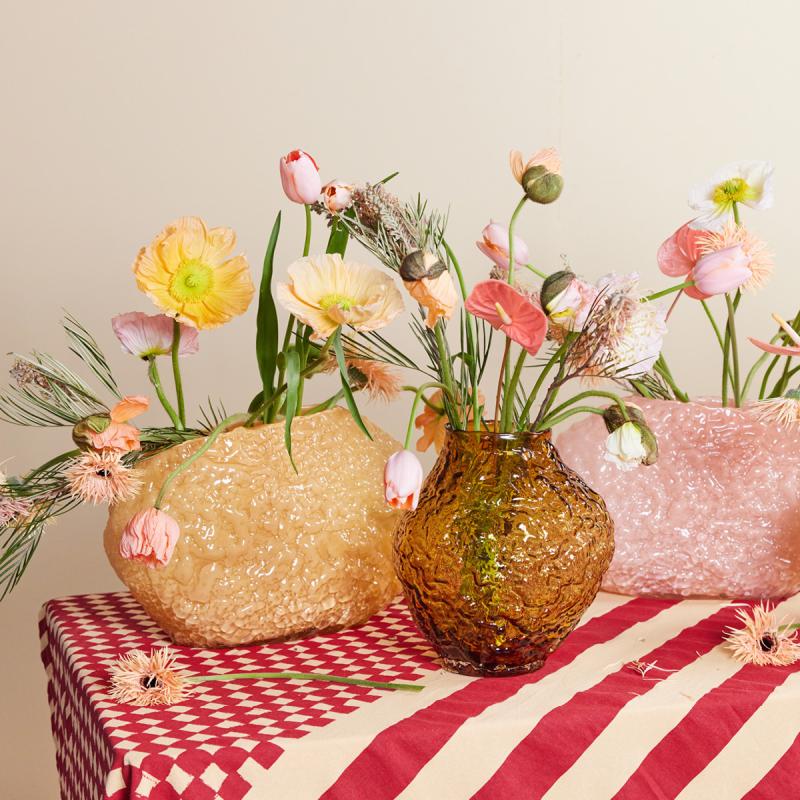 Corallo vase stor 28x45 cm gul