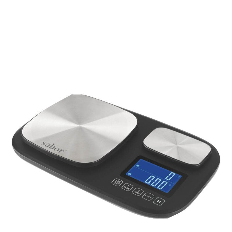Ultimate kjøkkenvekt med to soner 0,2g–1kg + 1g–10kg