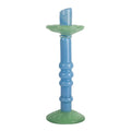 Lara lysestake 32 cm lys blå/minty green
