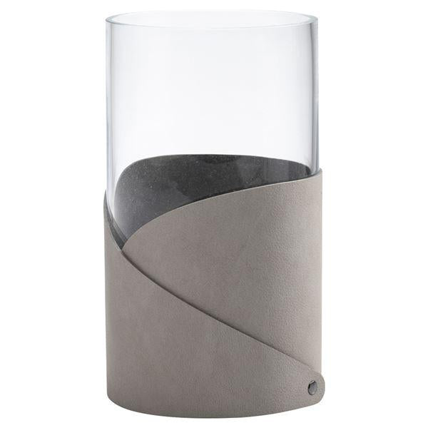 Fold Nupo vase M 11x20 cm lys grå