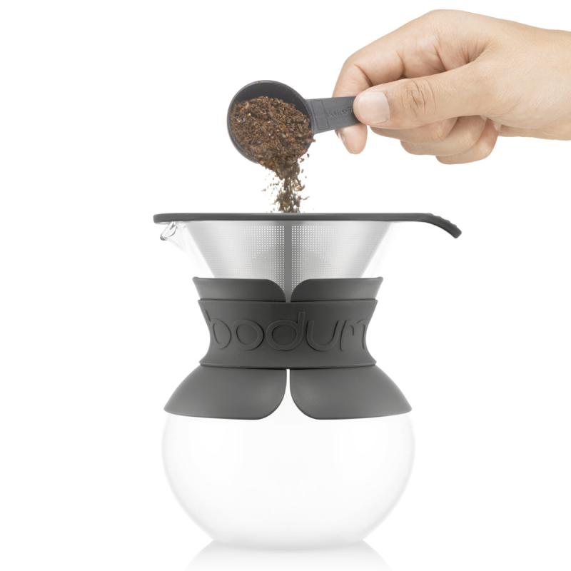 Pour Over kaffebrygger med filter 0,5 L/4 kopper svart
