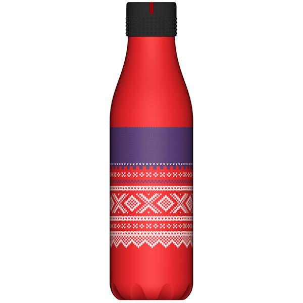 Bottle Up Marius termoflaske 0,5L rød/blå/hvit