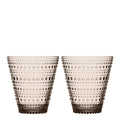 Kastehelmi glass 30 cl 2 stk lin