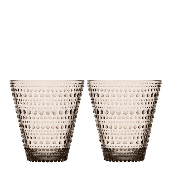 Kastehelmi glass 30 cl 2 stk lin