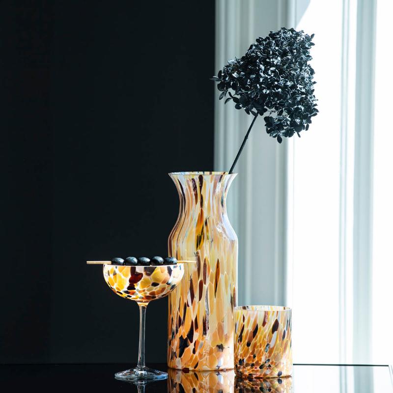 Swirl champagneglass 22 cl brun