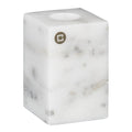 Marmo lysestake 8 cm hvit