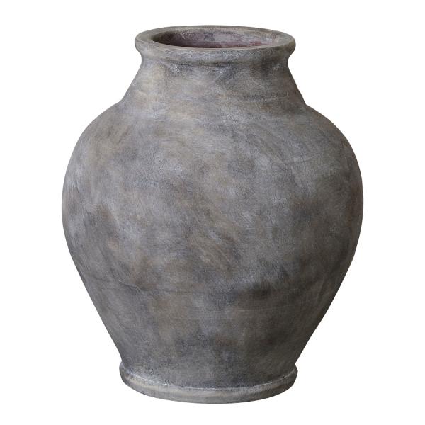 Anna vase 28 cm antikk grå