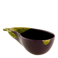 Aubergine salatskål 26 cm lilla/grønn