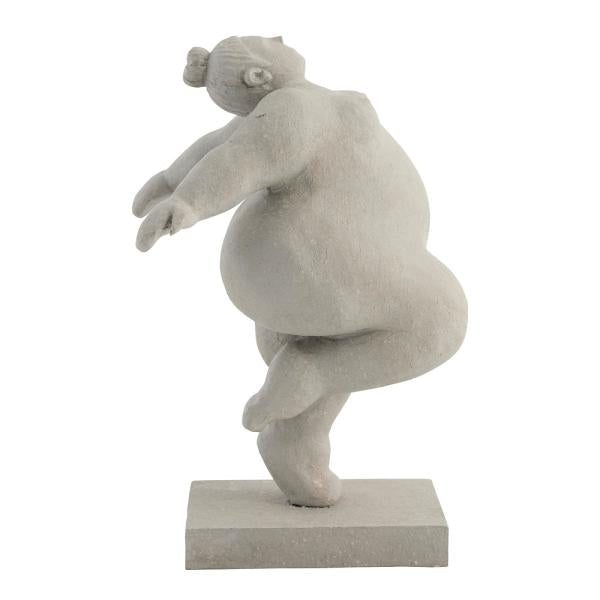 Serafina figur 23 cm grå