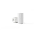 Vase h8 cm, 5 cm hvit