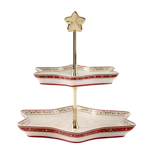 Winter Bakery delight fat m/stett 2 etasje 25,5 cm holly
