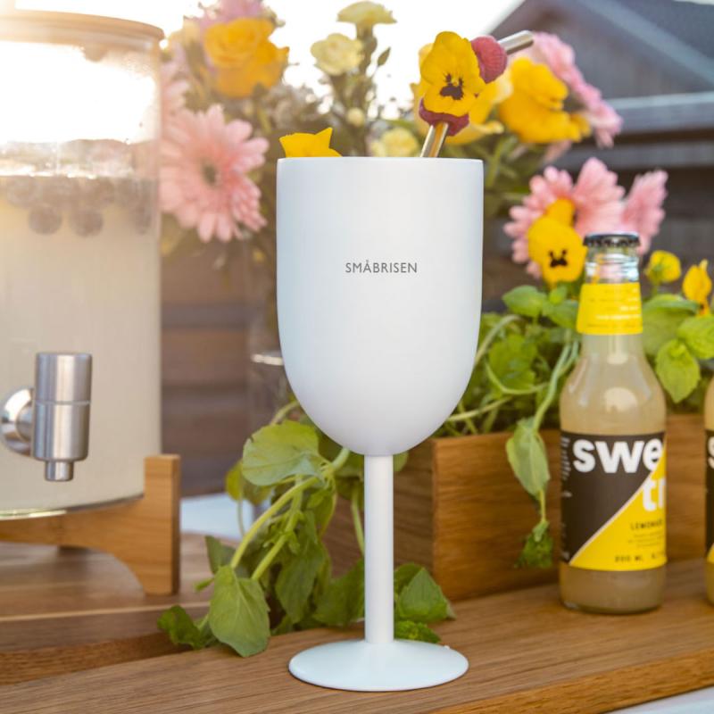 Vinglass termo SMÅBRISEN 35 cl hvit